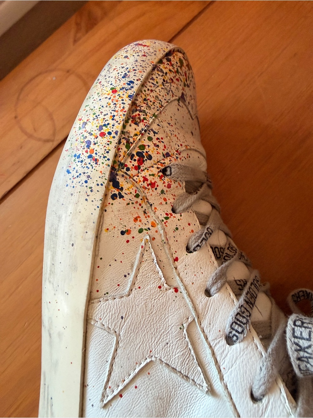 Golden Goose Mid Star Sneakers with Paint Splatter - Picture 7 of 12